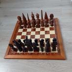Vintage hand made schaakspel uit West Afrika Afmetingen van, Hobby en Vrije tijd, Ophalen of Verzenden