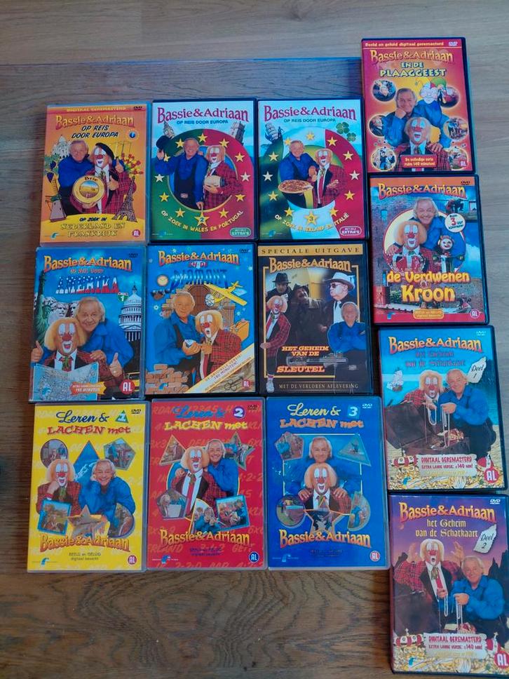 Bassie en Adriaan Europa, Amerika, Tv serie, Leren & Lachen, Cd's en Dvd's, Dvd's | Kinderen en Jeugd, Gebruikt, Tv fictie, Avontuur