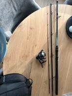 Complete Vishengel Set - Sensitiv 100, Watersport en Boten, Hengelsport | Karpervissen, Ophalen, Zo goed als nieuw, Complete set