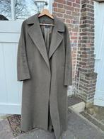 Max Mara zware wollen olijfkleurige mantel, Ophalen of Verzenden, Zo goed als nieuw, Maat 38/40 (M), Zwart