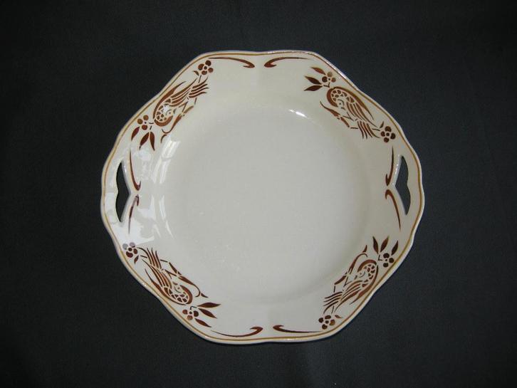 N.V. de Sphinx v/h Petrus Regout, puddingschaal, Antiek en Kunst, Antiek | Servies los, Ophalen of Verzenden