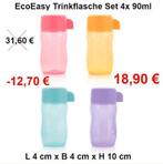 TUPPERWARE Mini flesjes 90 ml los of in Box of Silicon Bag, Ophalen of Verzenden, Nieuw, Wit