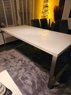 Eettafel en 6 stoelen  zsm weg!, Huis en Inrichting, Tafels | Eettafels, Ophalen, Gebruikt, 50 tot 100 cm, Vijf personen of meer