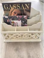 Brocante lectuurbak Tijdschriften kranten bewaarbak, Huis en Inrichting, Woonaccessoires | Krantenbakken en Lectuurbakken, Ophalen of Verzenden