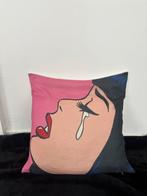POP ART KUSSEN - Retro | Pop Art | Comic | Art Deco | Fun, Ophalen of Verzenden, Nieuw, Roze, Vierkant