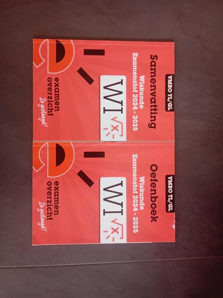Examenbundel & Samenvatting Wiskunde VMBO TL/GL, Boeken, Schoolboeken, Ophalen of Verzenden