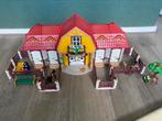 Playmobil paardenranch met trailer, Kinderen en Baby's, Speelgoed | Playmobil, Ophalen of Verzenden, Gebruikt, Complete set