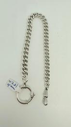 Antiek zwaar zilveren horlogeketting. Lengte: 26 cm., Antiek en Kunst, Verzenden, Zilver