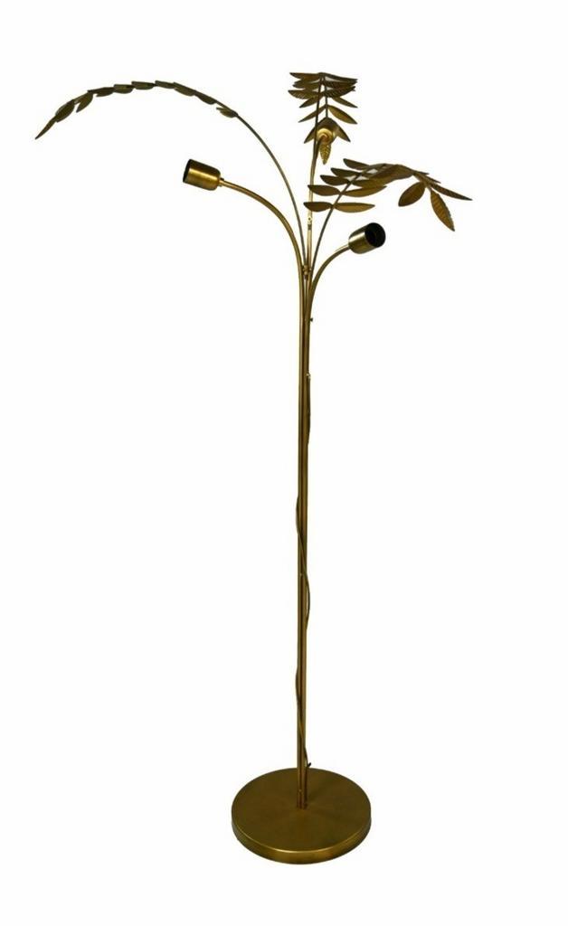Palmboom lamp goud/brons - 150 cm, Huis en Inrichting, Lampen | Vloerlampen, Nieuw, Ophalen