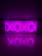 XOXO Neon Lamp – Roze LED – USB Aansluiting, Ophalen of Verzenden, Zo goed als nieuw, Lamp