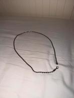 Zilverkleurige ketting rope, Ophalen of Verzenden, Zo goed als nieuw