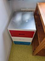 Ladekastje met 3 lades - Rood, Wit, Blauw, Ophalen, Kindermeubels, Minder dan 50 cm, Gebruikt