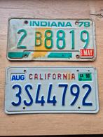 Amerikaanse kentekenplaat usa Nummerplaat, Ophalen, Gebruikt