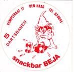 Sticker horeca Snackbar Beja Den Haag Kempstraat (1), Verzenden, Zo goed als nieuw, Overige typen