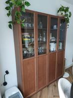 IKEA BILLY / OXBERG vitrinekast z.g.a.n., set van 2, Huis en Inrichting, Kasten | Vitrinekasten, Ophalen, Met deur(en), 200 cm of meer