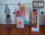 Barbie supermarkt incl. 2 barbies, Ophalen, Zo goed als nieuw, Toebehoren