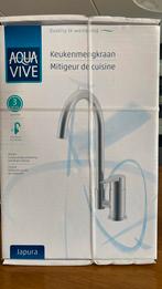 Aqua vive Keukenmengkraan -Japura-, Doe-het-zelf en Verbouw, Ophalen of Verzenden, Nieuw, Chroom, Kraan