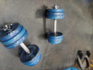 Verstelbare Dumbells staal  beschikbaar voor biedingen