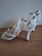 Dansschoenen latin salsa 36 + strass steentjes Manuel Reina, Ophalen of Verzenden, Zo goed als nieuw, Schoenen