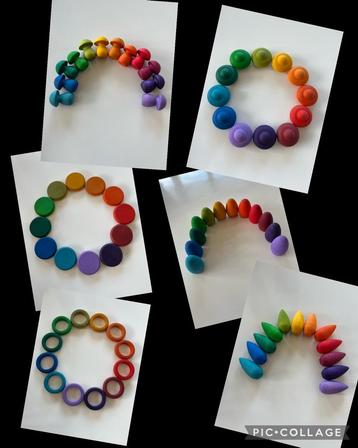 Grapat regenboogset  beschikbaar voor biedingen