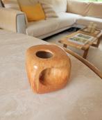 Bertoncello vintage italiaanse brutalist kubus vaas, Huis en Inrichting, Woonaccessoires | Vazen, Gebruikt, Overige kleuren, Ophalen of Verzenden