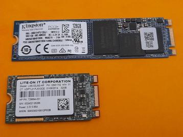 2 x ssd M2 aangeboden 32 GB + 128 GB beschikbaar voor biedingen