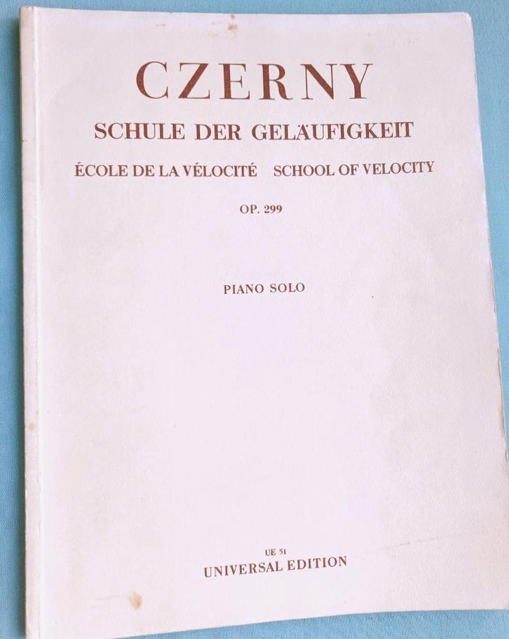 Czerny  -  Schule der GeläufigkeIt - Opus 299, Muziek en Instrumenten, Bladmuziek, Gebruikt, Artiest of Componist, Klassiek, Piano