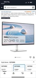 Dell S2725DS 27", Computers en Software, Monitoren, Ophalen, HDMI, IPS, Zo goed als nieuw