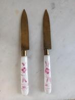 Antieke bijlagen mesjes porselein met brons, Huis en Inrichting, Ophalen of Verzenden