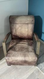 Lederen stoel van trendhopper, Huis en Inrichting, Fauteuils, Ophalen, Zo goed als nieuw, 75 tot 100 cm, 50 tot 75 cm