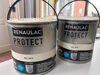 5 liter Renaulac Protect Ral 9010 zijdeglans, Doe-het-zelf en Verbouw, Verf, Beits en Lak, Ophalen, Nieuw, Wit