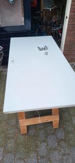 Witte opdekdeur 88x200, Ophalen, Gebruikt, 80 tot 100 cm, Binnendeur