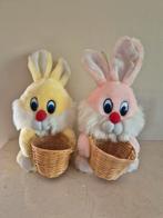 Twee vintage konijntjes Pasen paashaas, Ophalen of Verzenden