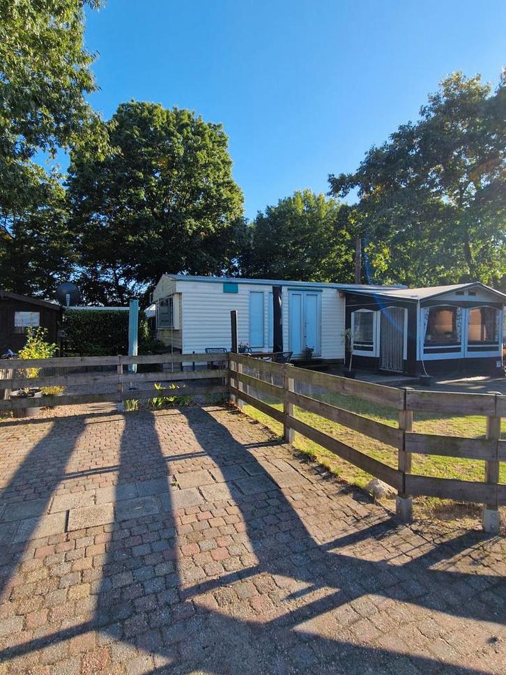 Stacaravan 'Bleubird' te koop op Camping Beringerzand, Caravans en Kamperen, Stacaravans, Ophalen of Verzenden