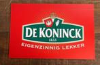 De KONINCK reclamebord, Ophalen of Verzenden, Reclamebord, Plaat of Schild, Overige merken