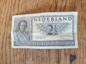 2,5 gulden 8.8.1949 (B1) beschikbaar voor biedingen