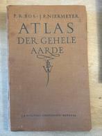 Schoolatlas Bos - Niermeyer 1947, Boeken, Atlassen en Landkaarten, Bosatlas, 1800 tot 2000, Wereld, Ophalen