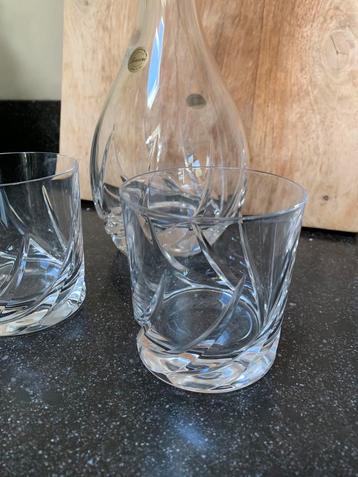 Set loodkristal en 3rm glazen prijs 25,00!! beschikbaar voor biedingen