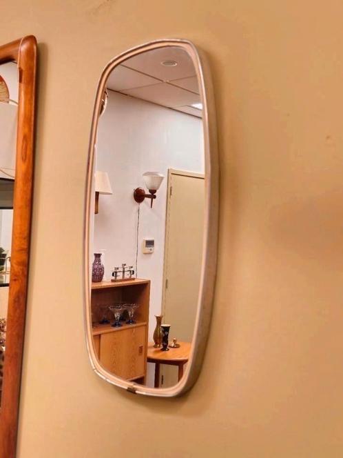 Vintage Wandspiegel Spiegel Mirror Chrome, Huis en Inrichting, Woonaccessoires | Spiegels, Gebruikt, Minder dan 50 cm, Minder dan 100 cm