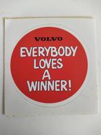 Sticker.  VOLVO.  Everybody loves A winner!!!!., Verzamelen, Stickers, Ophalen of Verzenden, Zo goed als nieuw