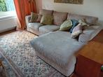 Hoekbank rib taupe, Huis en Inrichting, Banken | Sofa's en Chaises Longues, Ophalen, Zo goed als nieuw, Vierpersoons of meer