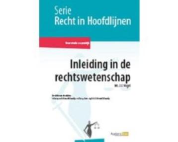 Inleiding in de rechtswetenschap 9789082278736 beschikbaar voor biedingen