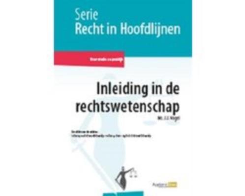 Inleiding in de rechtswetenschap 9789082278736, Boeken, Studieboeken en Cursussen, Zo goed als nieuw, HBO, Beta, Verzenden