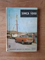 Instructieboekje Simca 1000, Ophalen of Verzenden