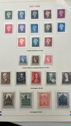 1947 Wilhelmina NVPH 464-488 postfris (plakker) bieden, Postzegels en Munten, Postzegels | Nederland, Ophalen of Verzenden
