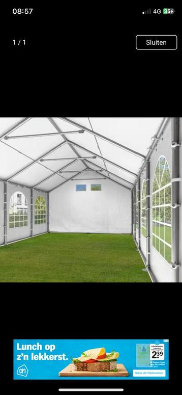 Partytent te huur  8x4  beschikbaar voor biedingen