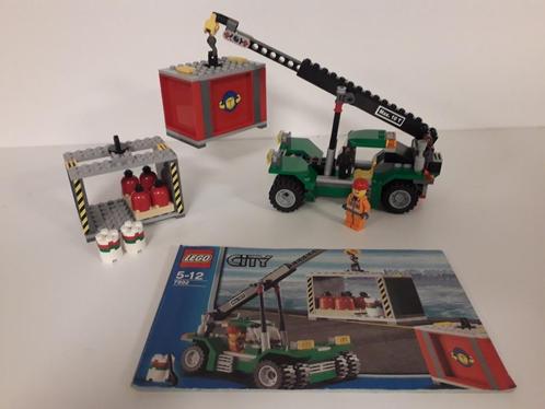 Lego, City 7992 Container stapellaar, Kinderen en Baby's, Speelgoed | Duplo en Lego, Zo goed als nieuw, Lego, Complete set, Ophalen of Verzenden