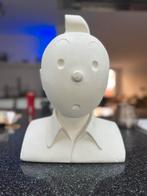 Kuifje Buste - Ongeverfd Gips, Antiek en Kunst, Ophalen