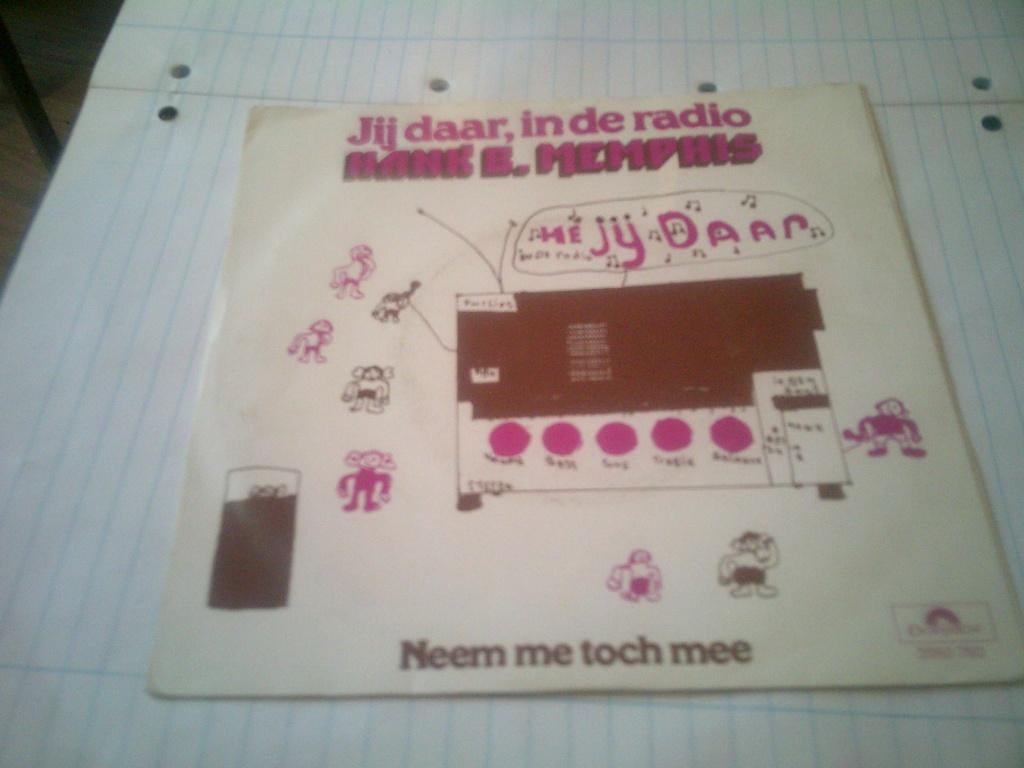 HANK B . MENPHIS JIJ DAAR , IN DE RADIO - NEEM ME TOCH MEE, Ophalen of Verzenden, Zo goed als nieuw, Overige formaten, Levenslied of Smartlap