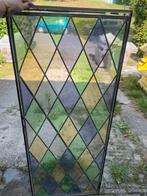 Glas in lood in dubbel glas, Doe-het-zelf en Verbouw, Glas en Ramen, Ophalen, Zo goed als nieuw, Minder dan 80 cm, Glas in lood